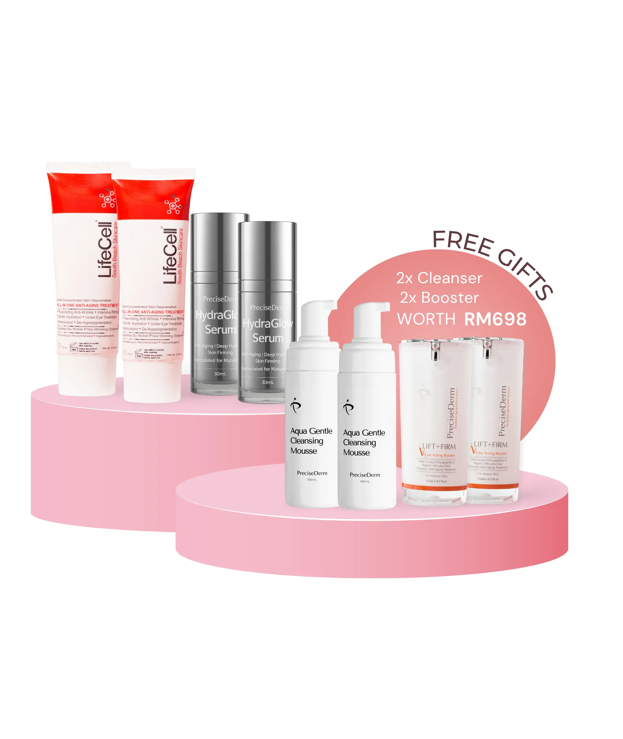 2x LifeCell + 2x HydraGlow