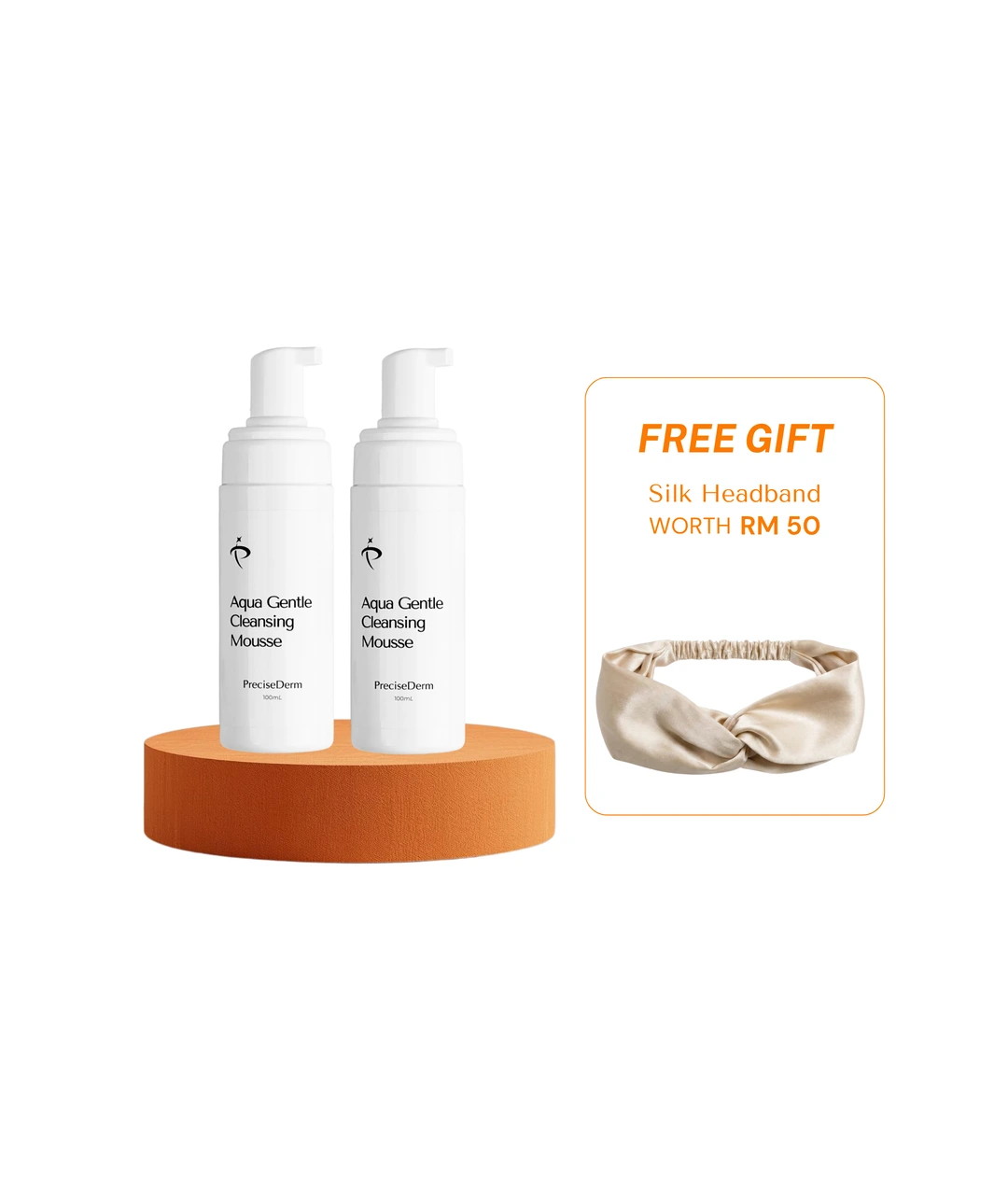 Twinpack PreciseDerm Aqua Gentle Cleansing Mousse